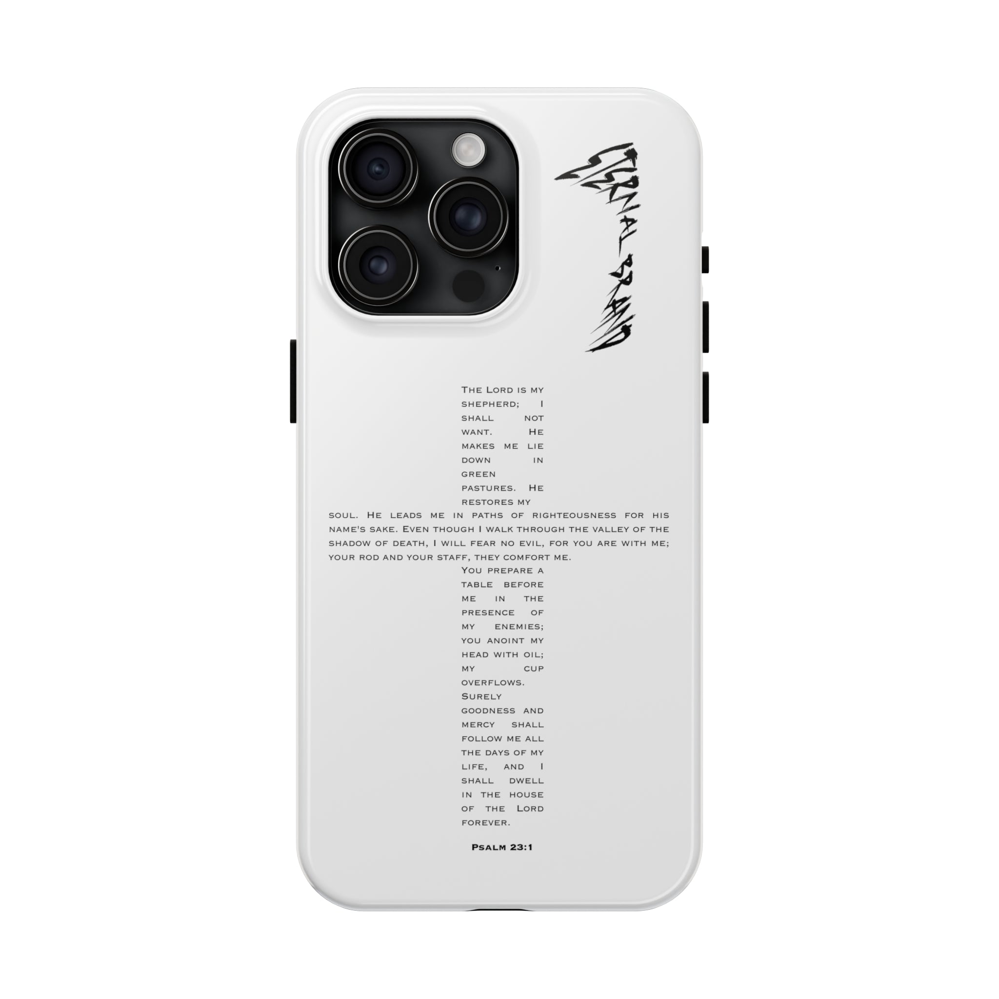 Psalm 23:1 (Hard) Bible Phone Case