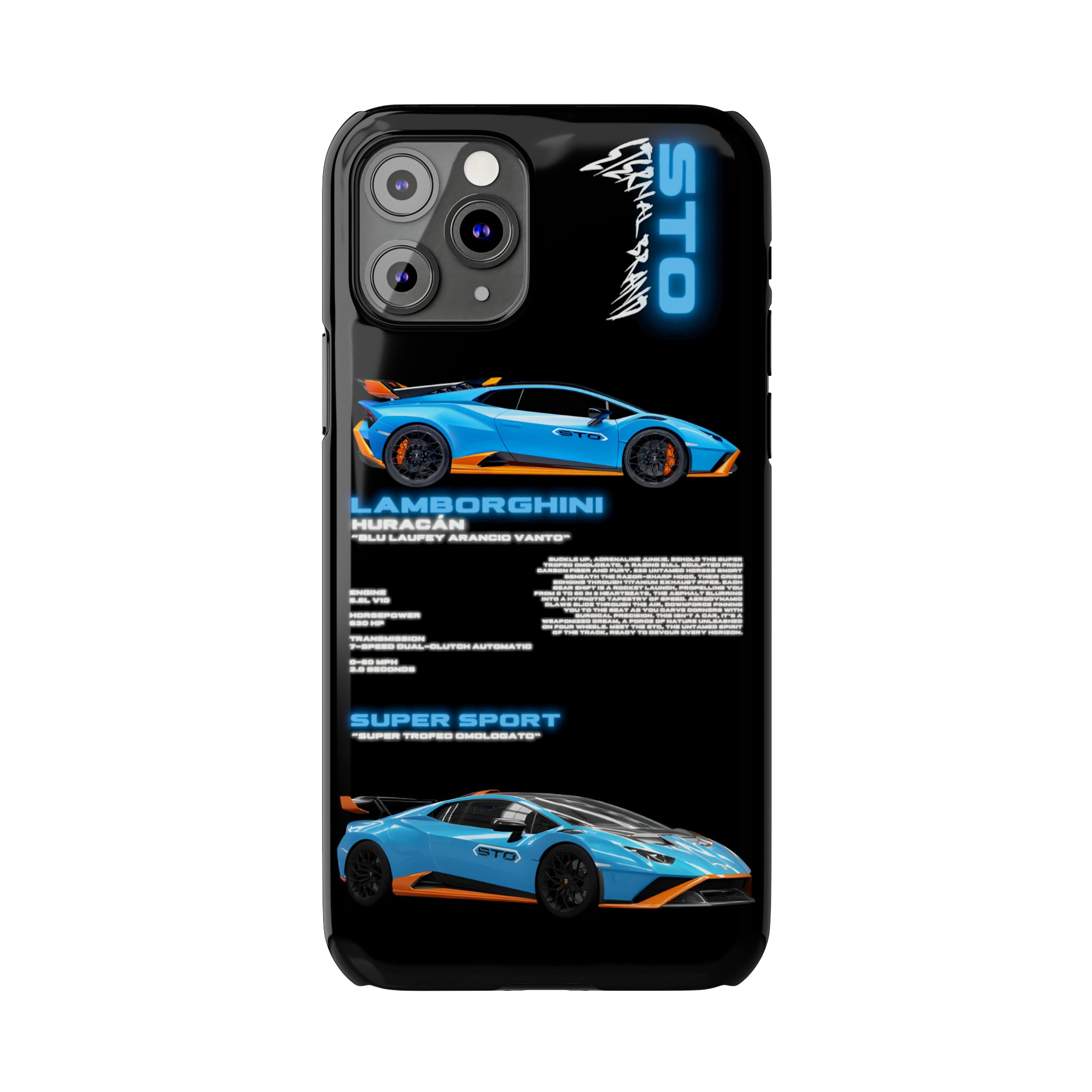 (Slim) Lamborghini Huracan STO "Sky Blue"