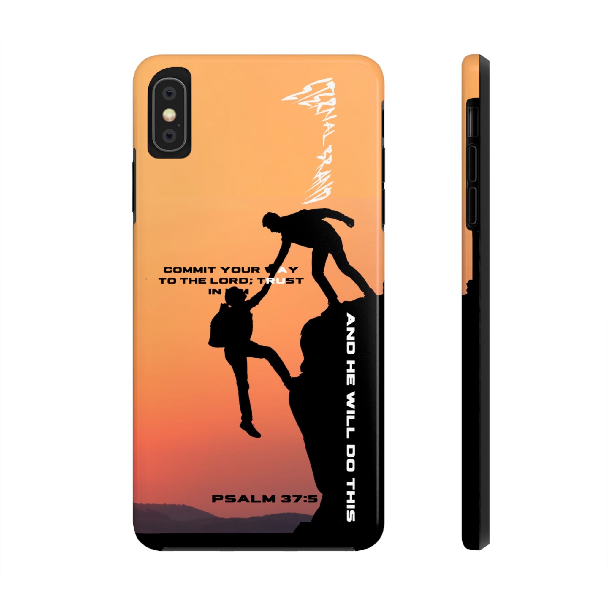 Psalms 27:5 (Hard) Bible Phone Case