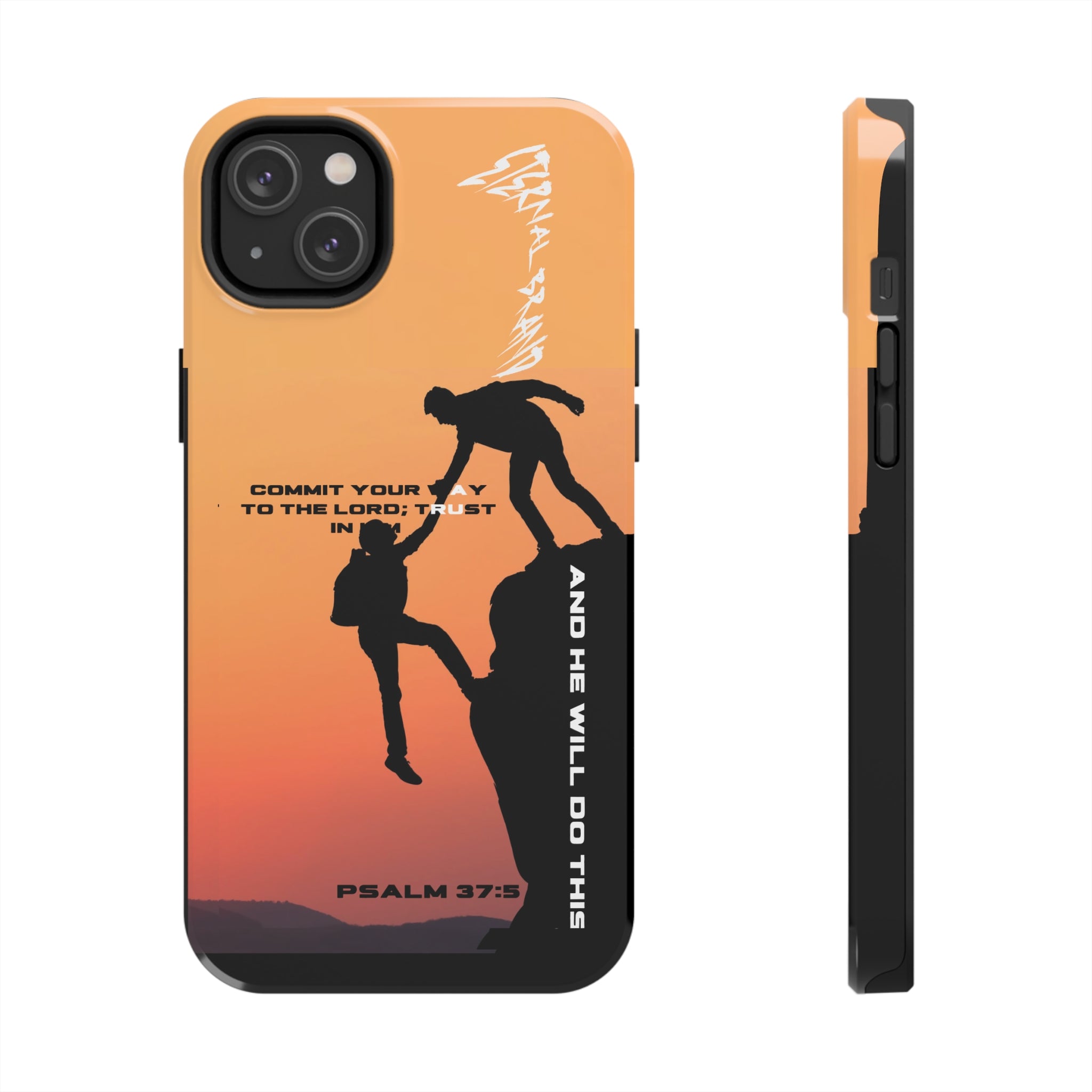 Psalms 27:5 (Hard) Bible Phone Case