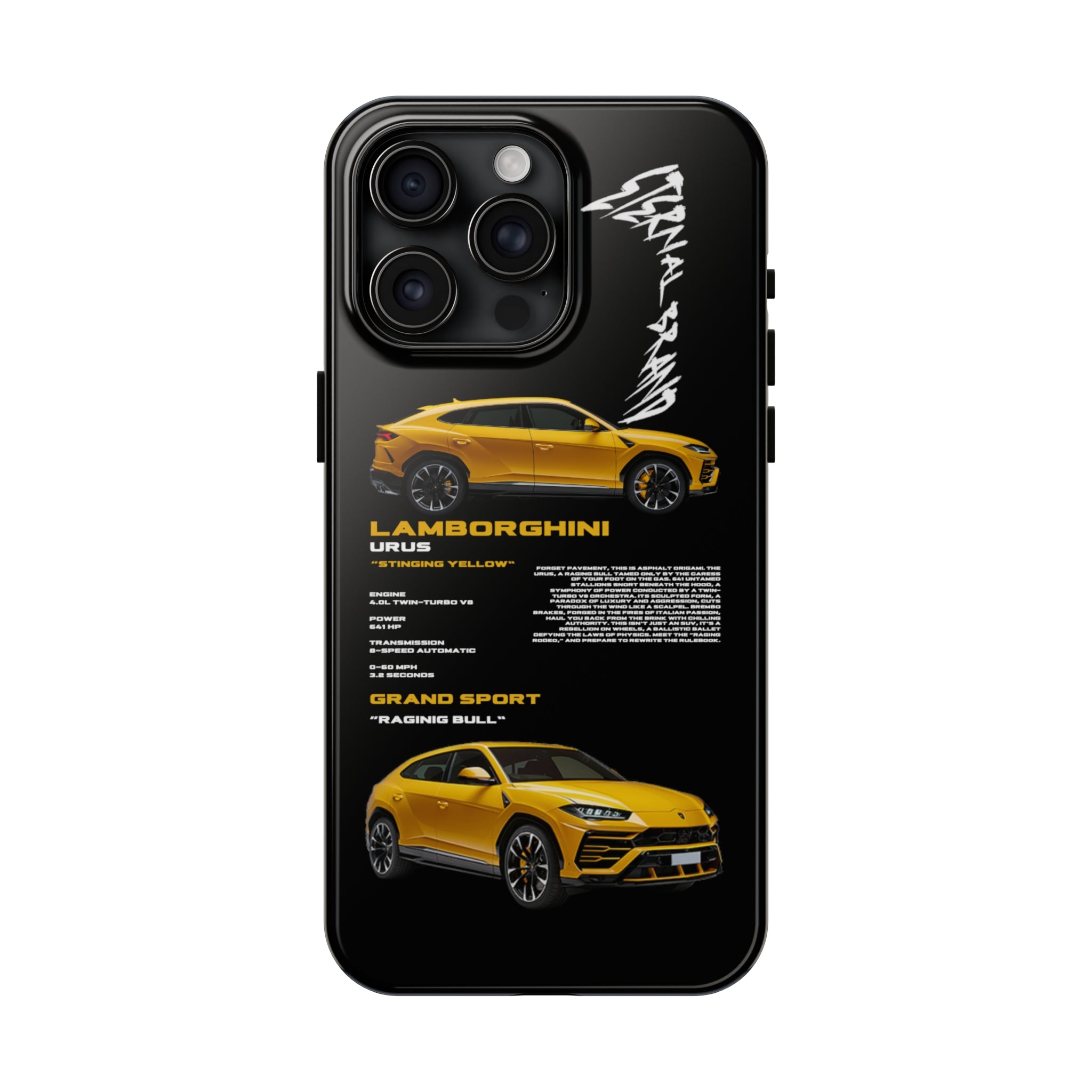 Lamborghini Urus "Raging Yellow" "Noir"