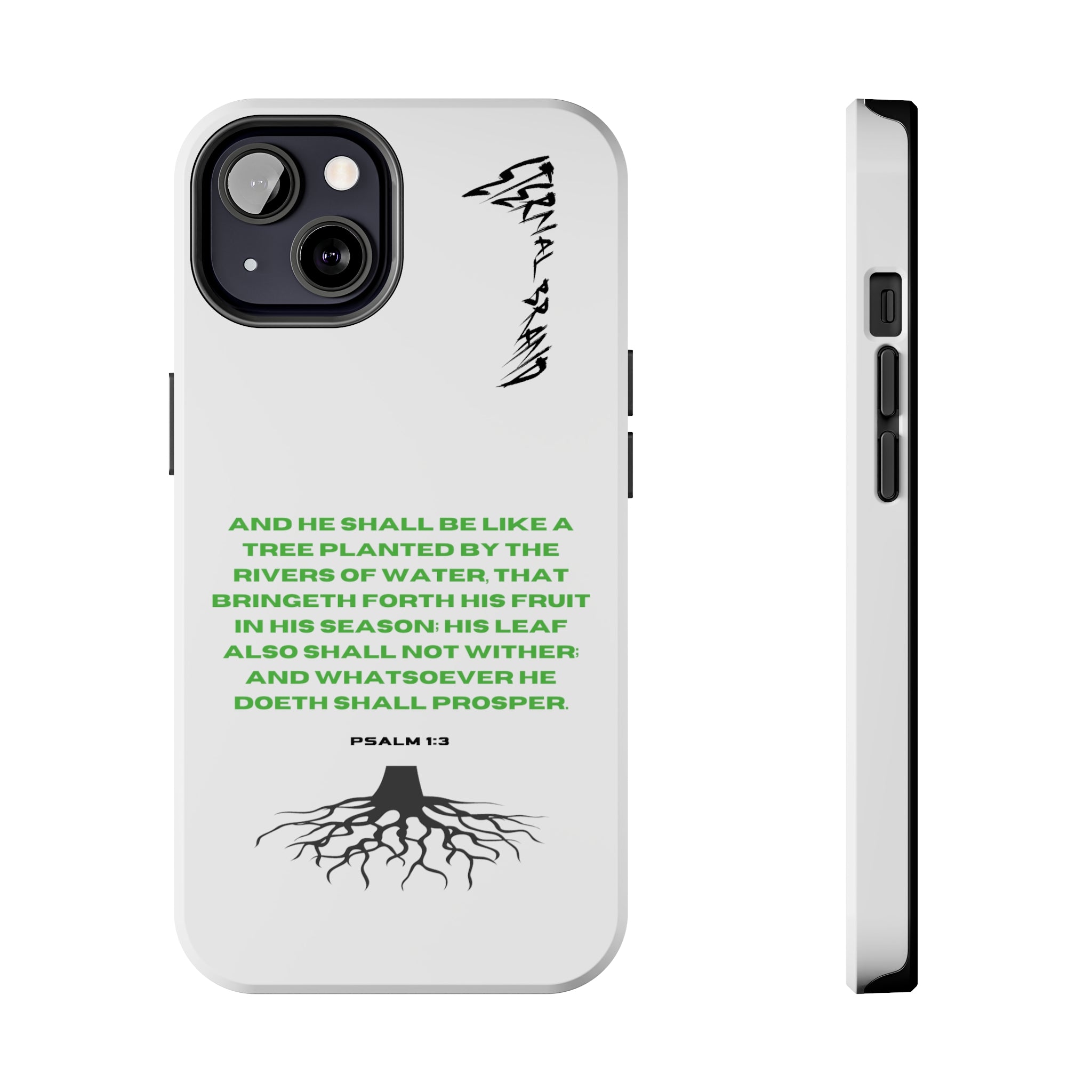 Psalm 1:3 (Hard) Bible Phone Case