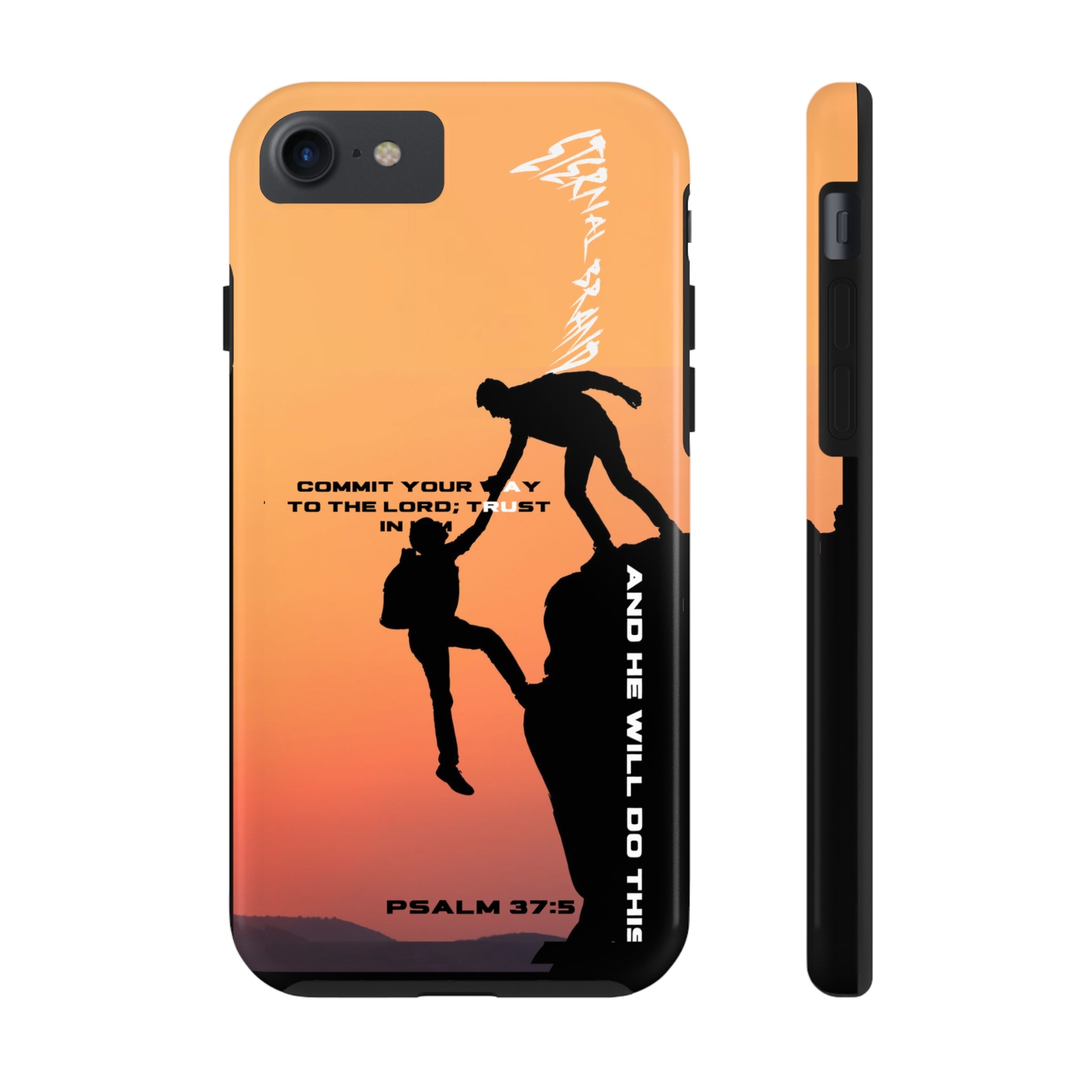 Psalms 27:5 (Hard) Bible Phone Case