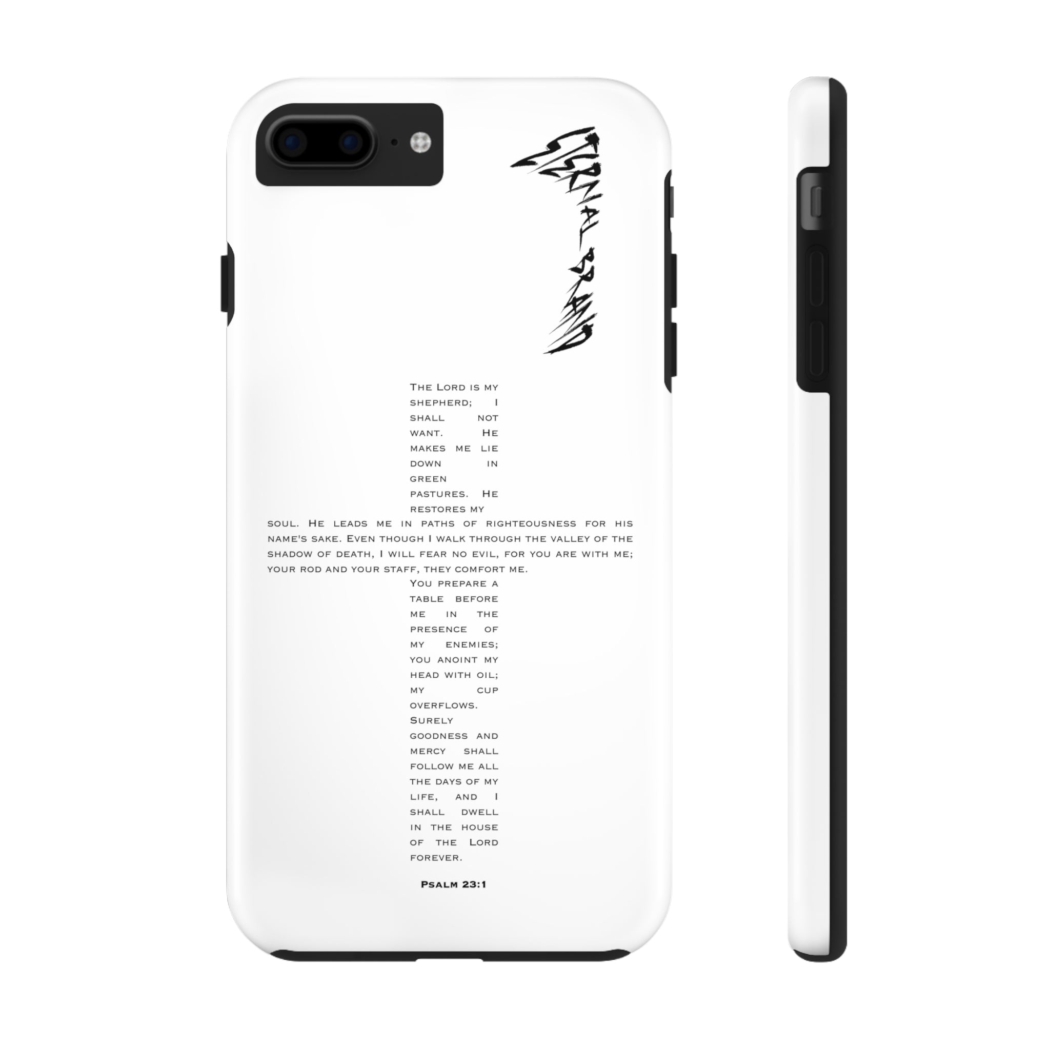 Psalm 23:1 (Hard) Bible Phone Case