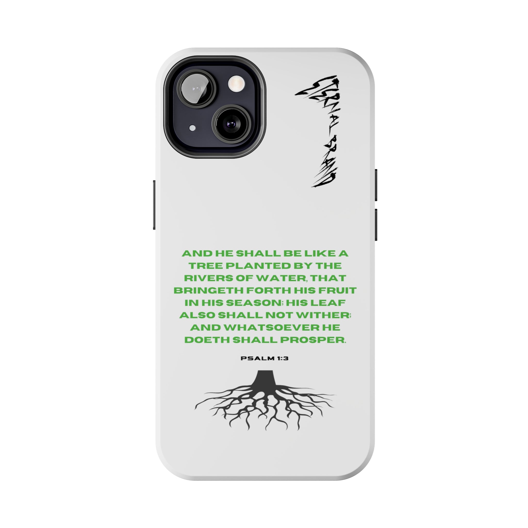 Psalm 1:3 (Hard) Bible Phone Case