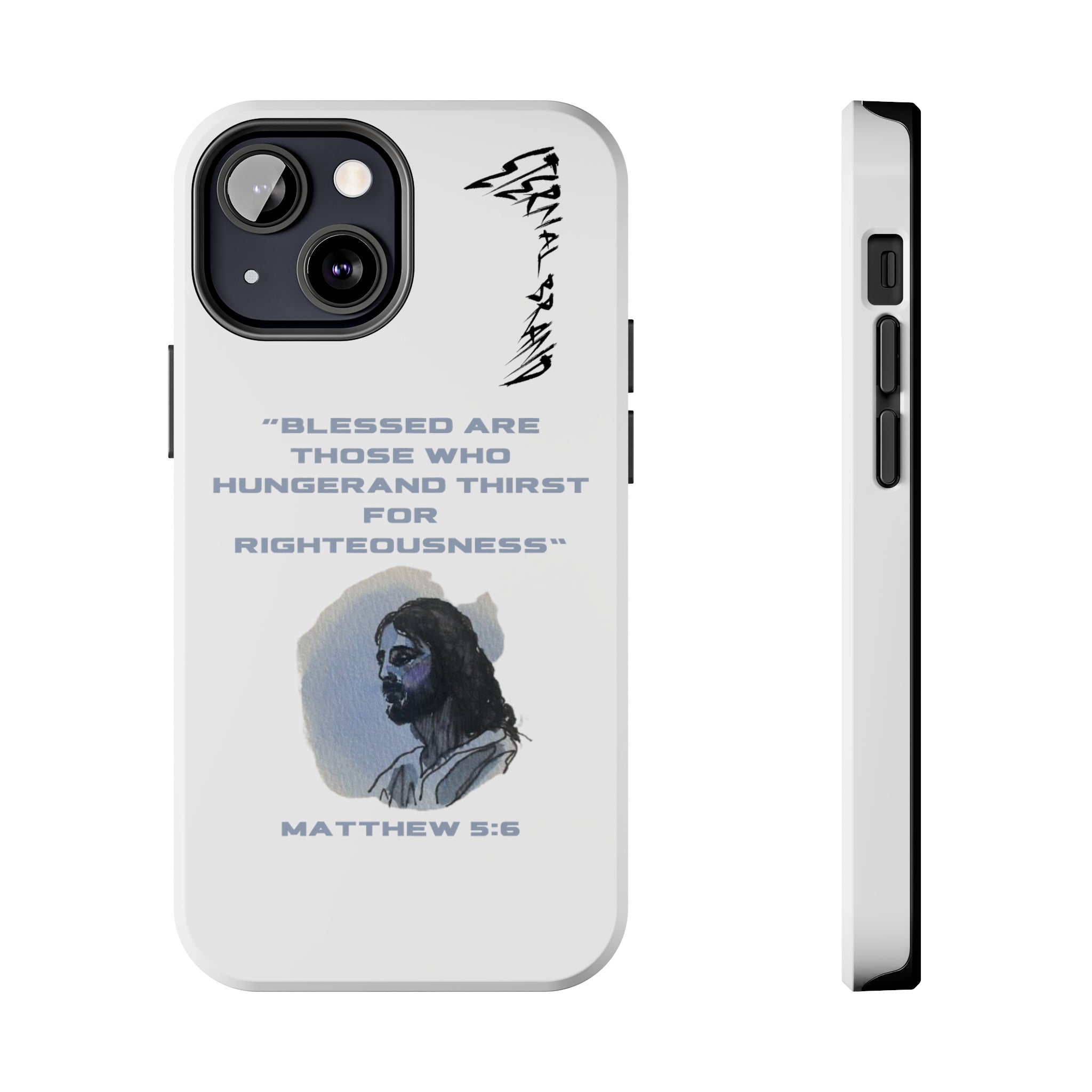 Matthew 5:6 (Hard) Bible Phone Case