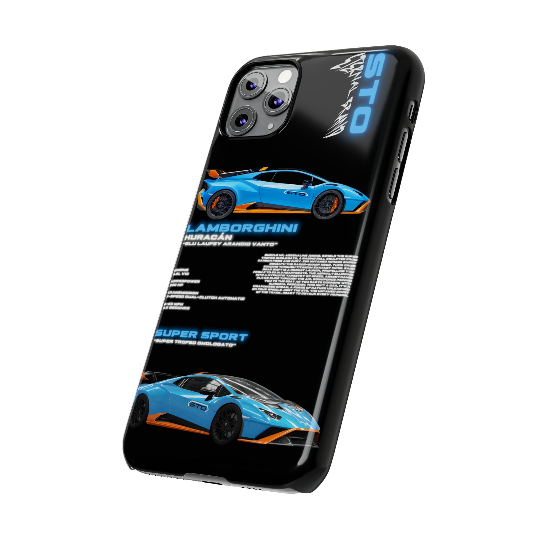 (Slim) Lamborghini Huracan STO "Sky Blue"