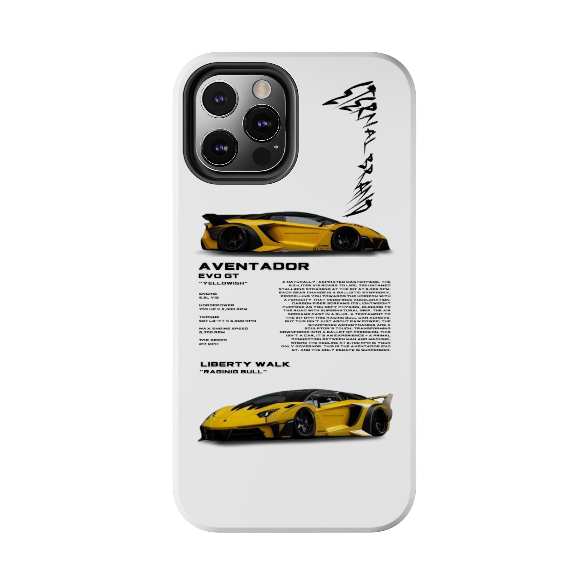Aventador EVO GT "Yellowish" "White"