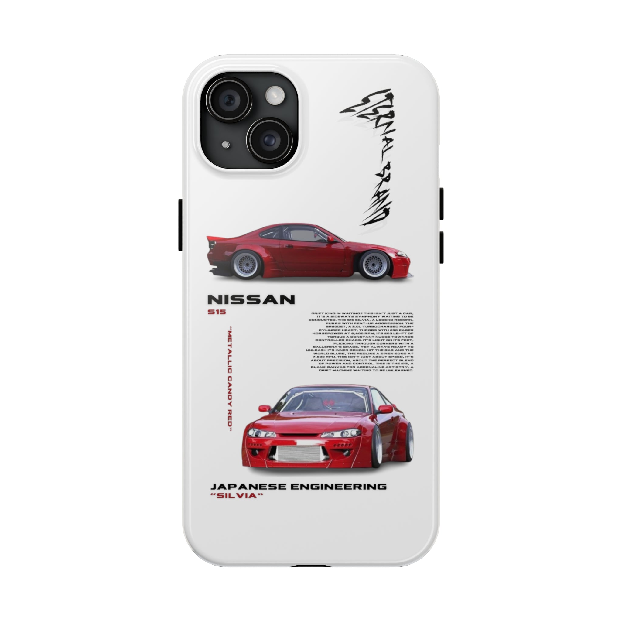 Nissan s15 Silvia "Candy Red" "White"