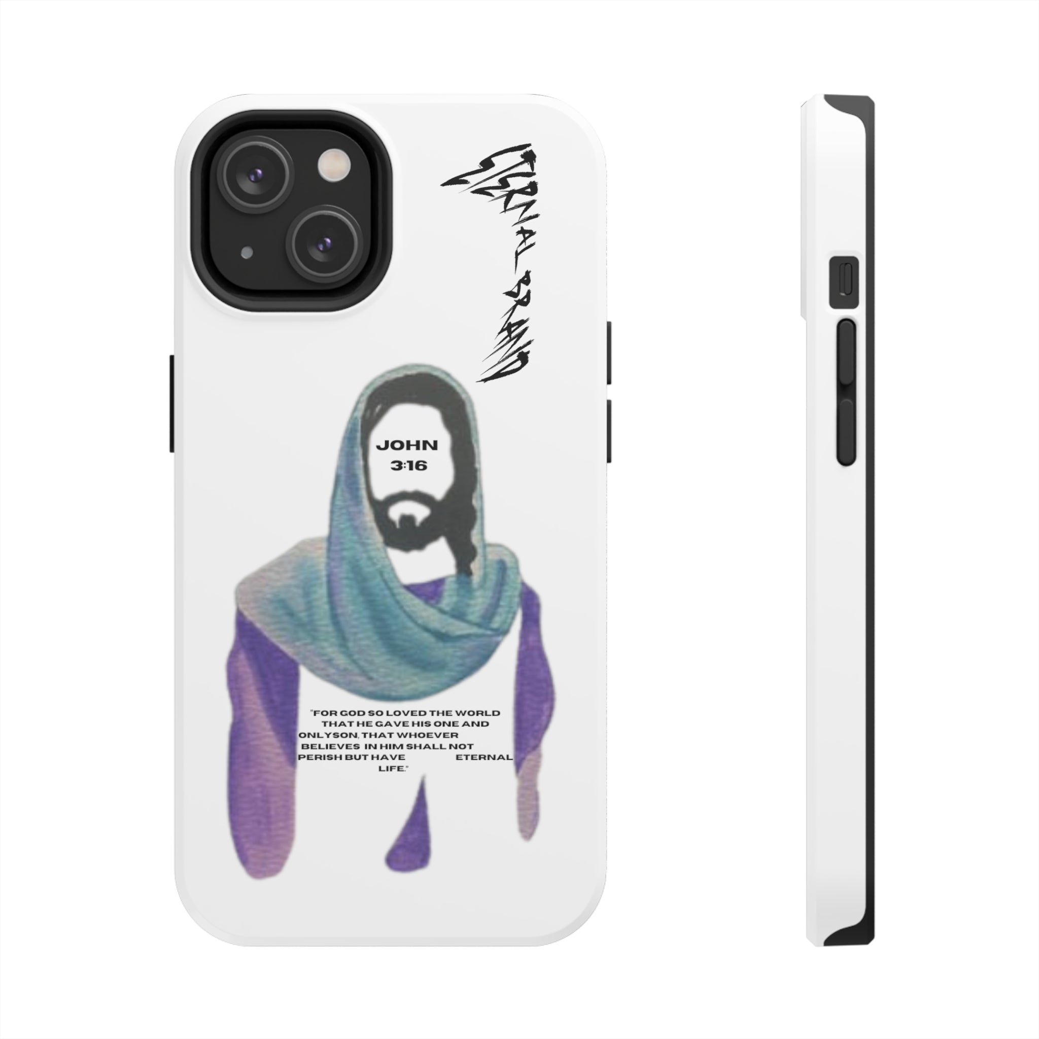 John 3:16 (Hard) Bible Phone Case