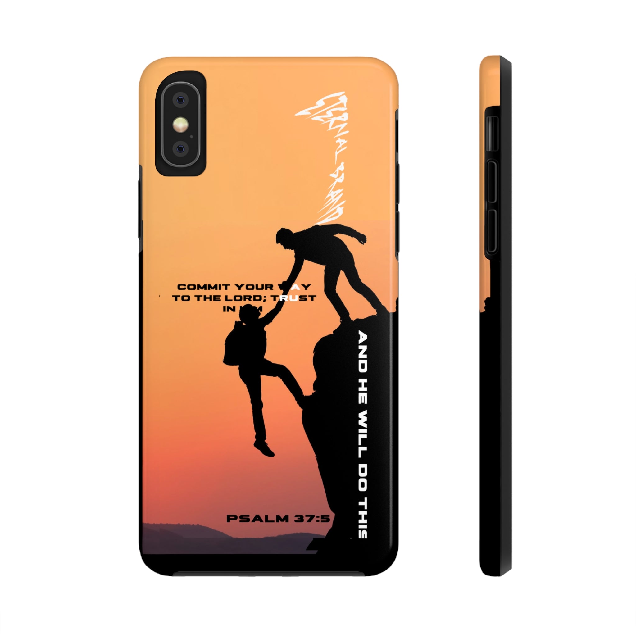 Psalms 27:5 (Hard) Bible Phone Case