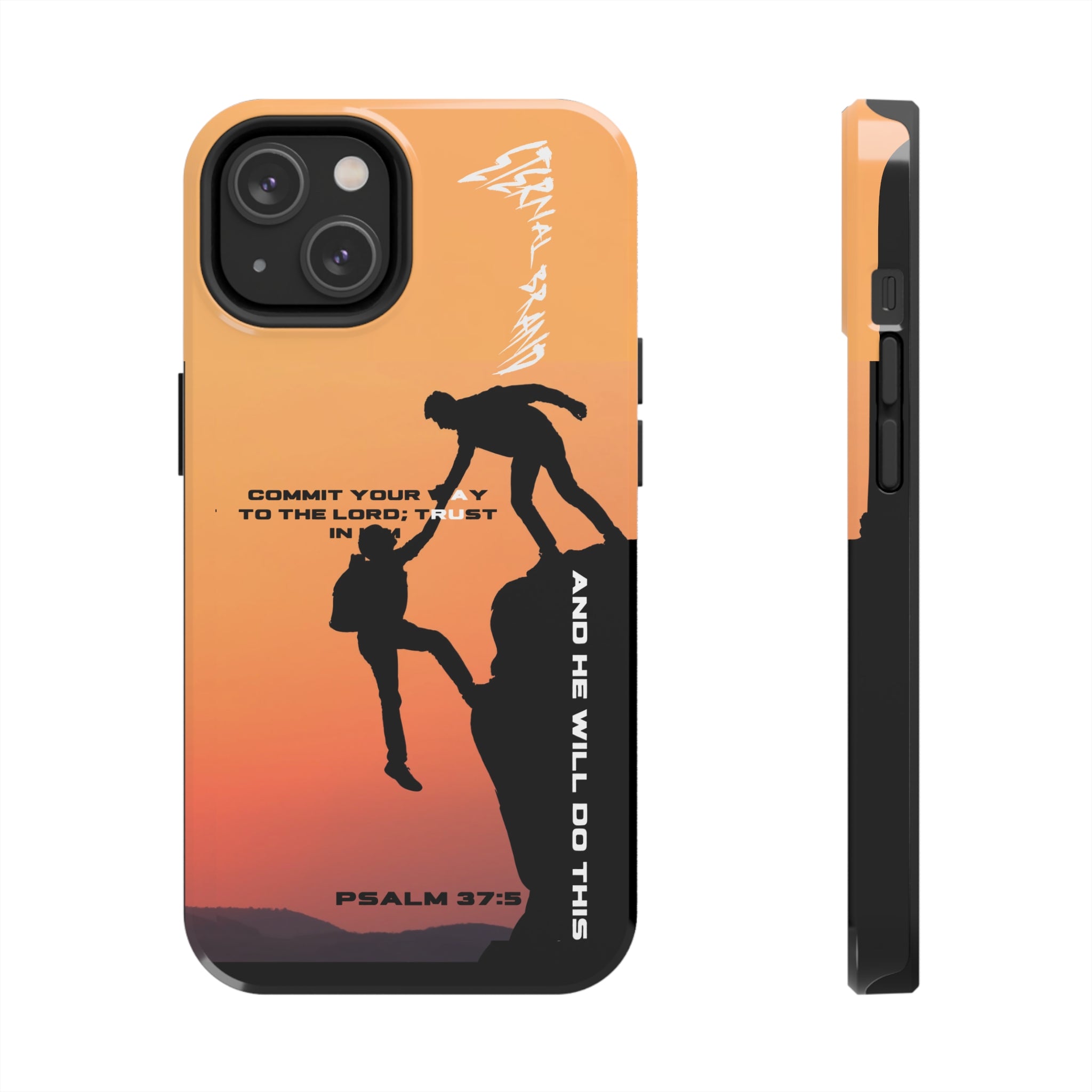 Psalms 27:5 (Hard) Bible Phone Case