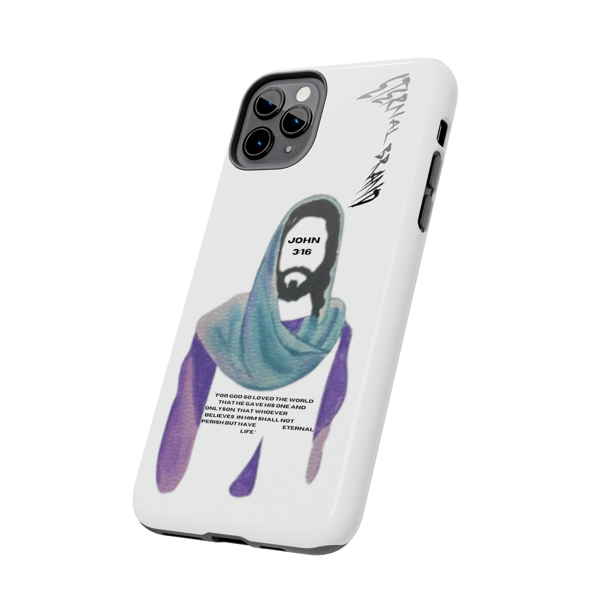 John 3:16 (Hard) Bible Phone Case