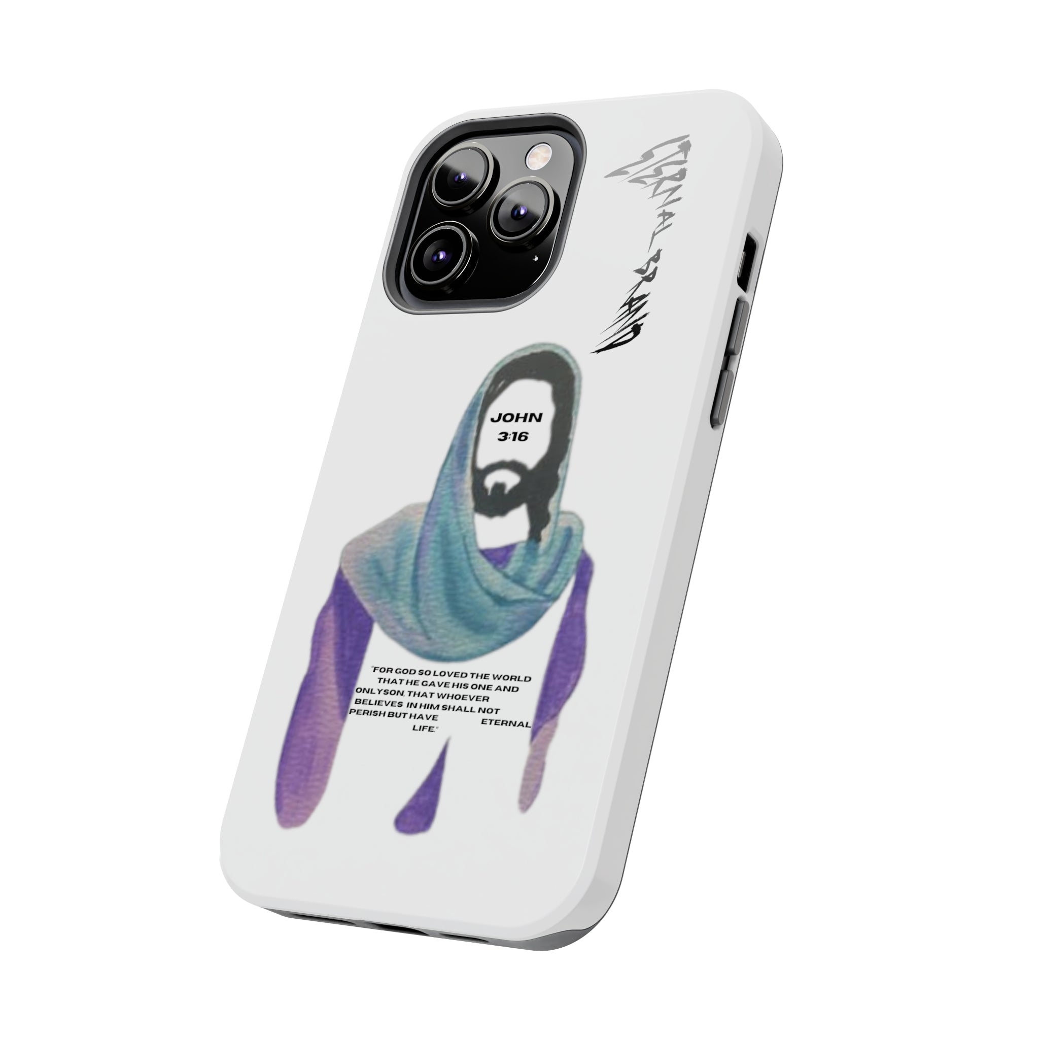 John 3:16 (Hard) Bible Phone Case