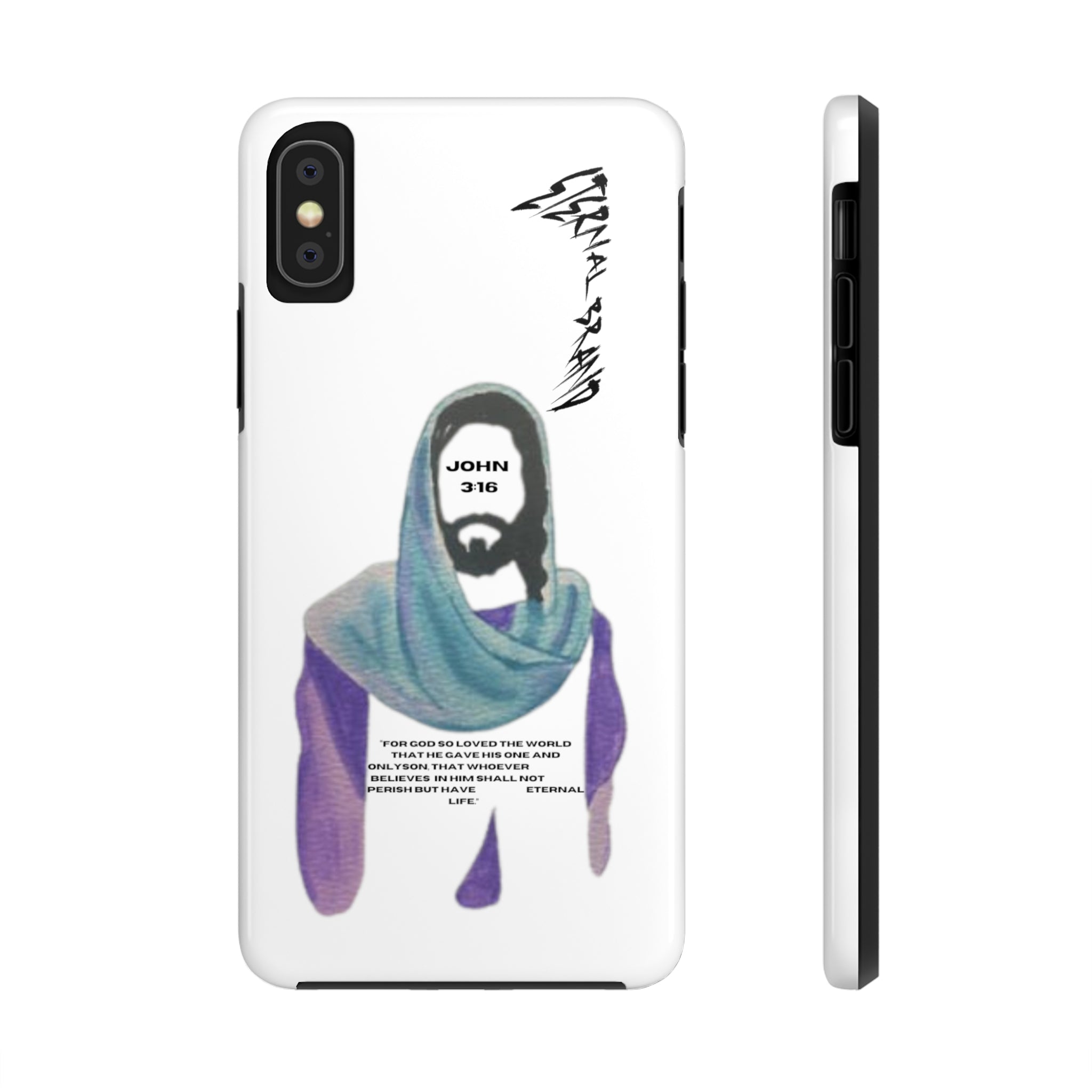 John 3:16 (Hard) Bible Phone Case